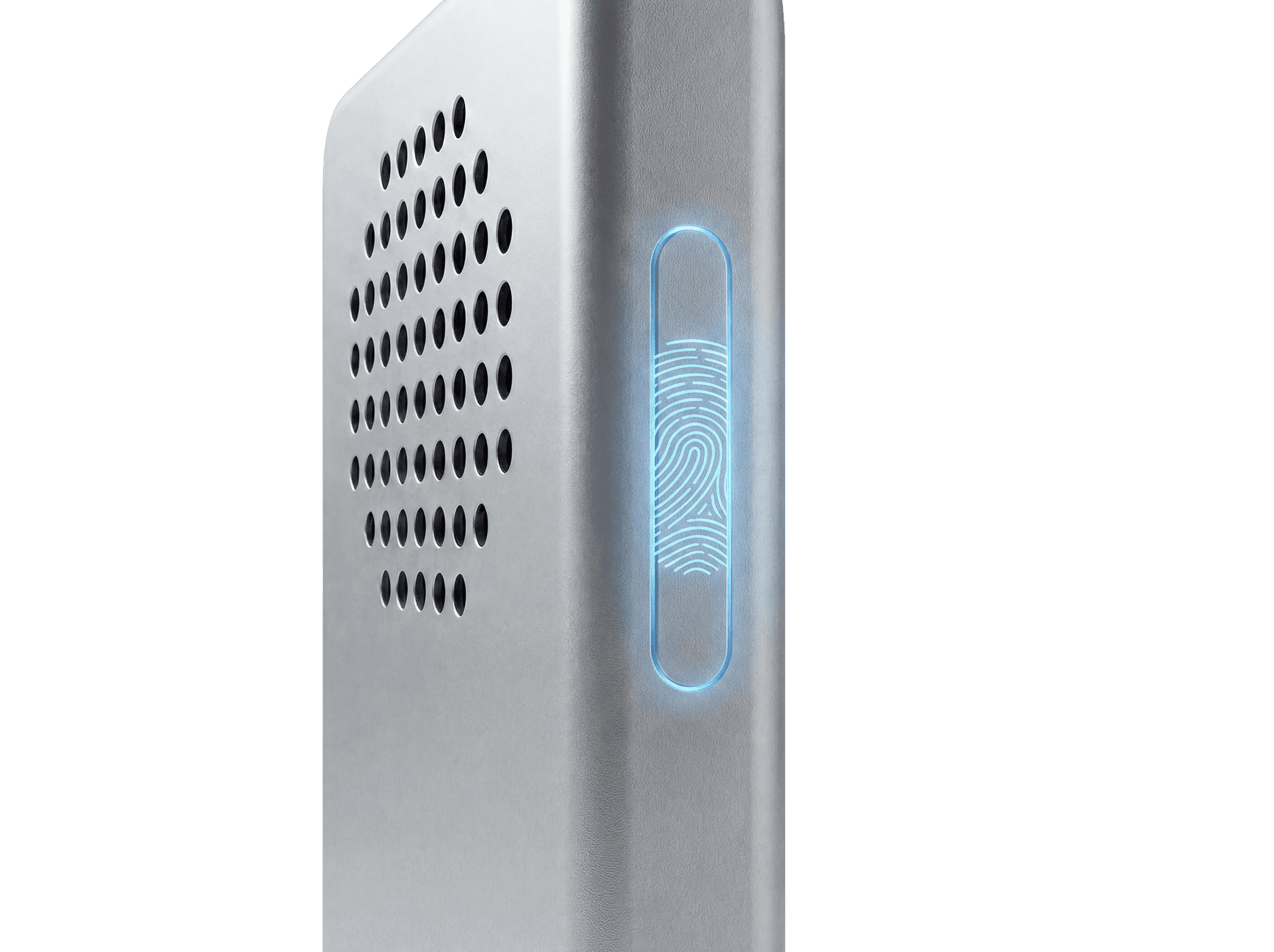 Telo fingerprint button with biometric glow